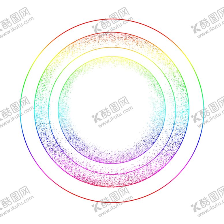 编号：90569305172241546894【酷图网】源文件下载-彩虹边框元素