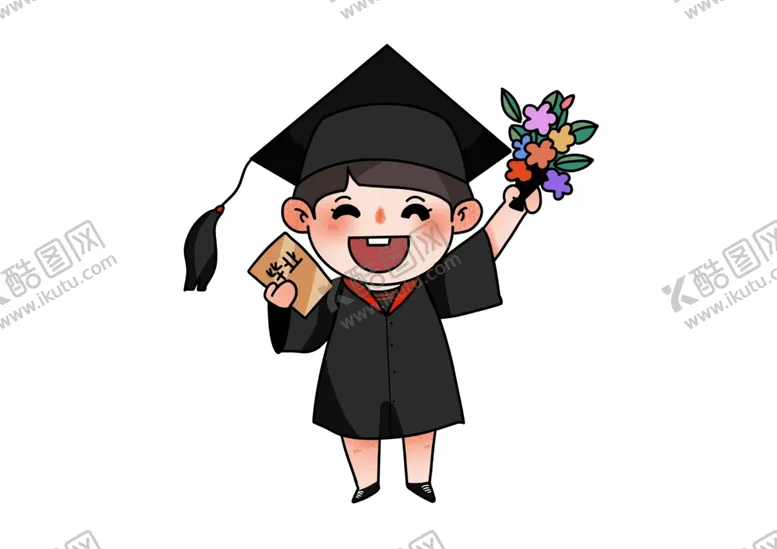 编号：36668807010510378061【酷图网】源文件下载-学士服女孩