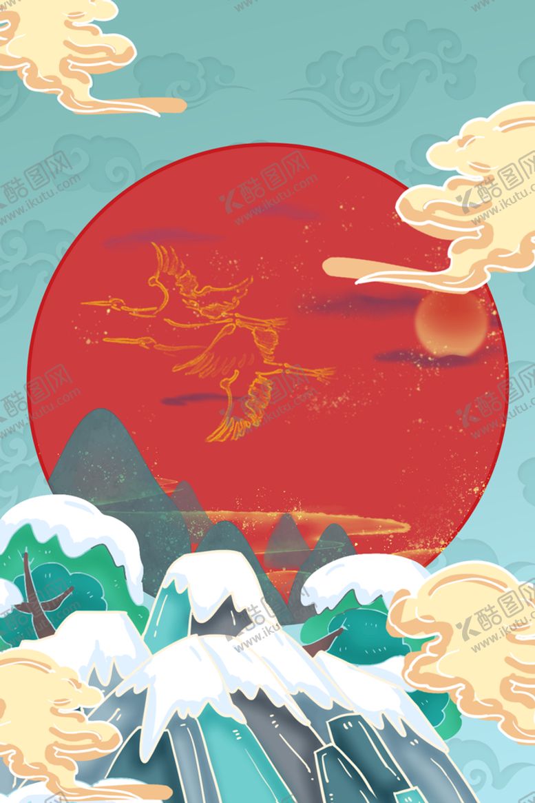 编号：76180909280932024896【酷图网】源文件下载-国潮风背景 