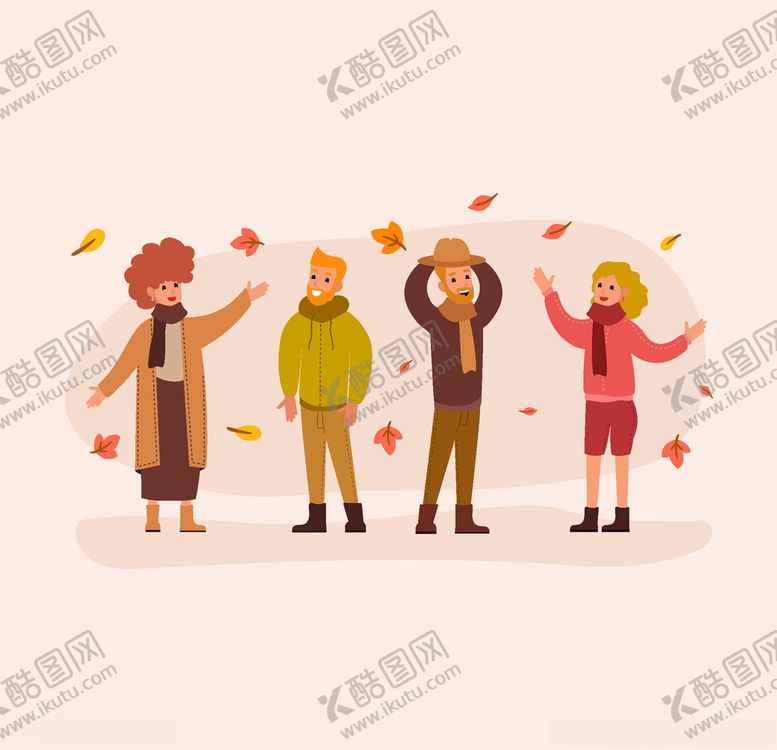 编号：66239304091413527804【酷图网】源文件下载-穿秋装的人