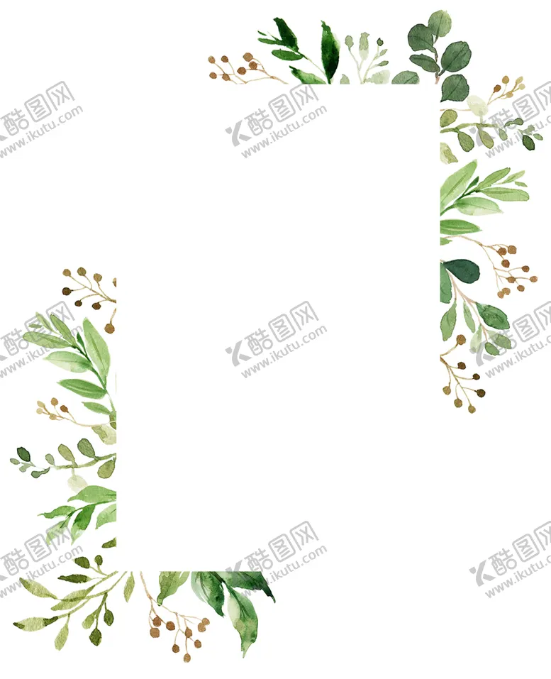 编号：47419706272045435239【酷图网】源文件下载-绿色相框