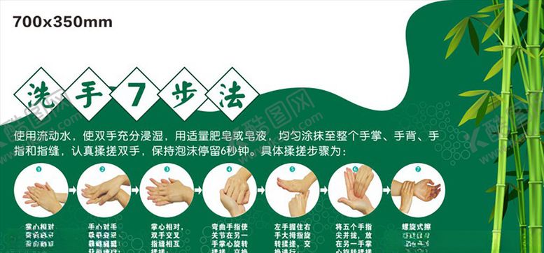 编号：34424010121034224353【酷图网】源文件下载-洗手七步法
