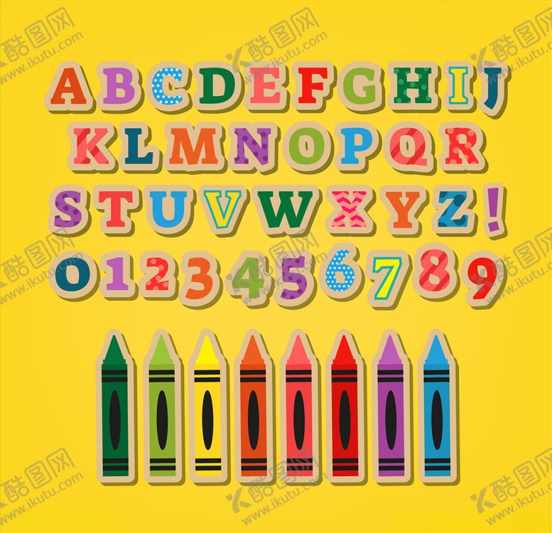 编号：65184909271009221944【酷图网】源文件下载-卡通字母