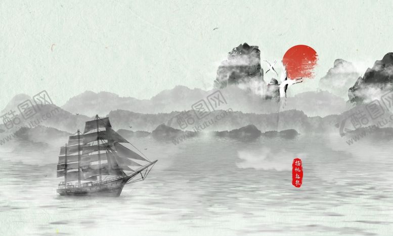 编号：93551910260350366753【酷图网】源文件下载-中国风背景墙装饰画