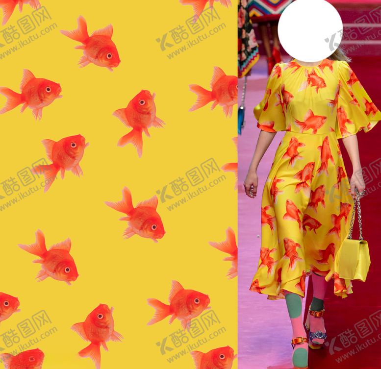 编号：42252910191428108535【酷图网】源文件下载-大牌女装金鱼