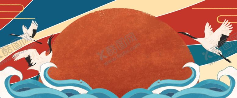 编号：56616410061538361039【酷图网】源文件下载-中国风国潮背景插画