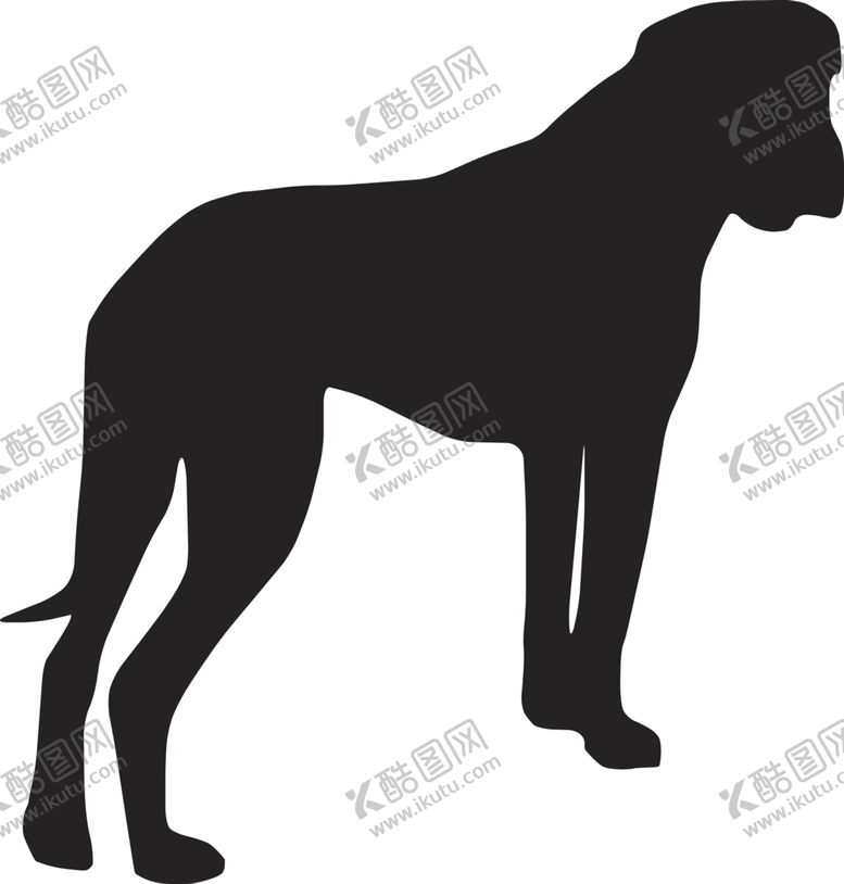 编号：66324304211312264484【酷图网】源文件下载-动物剪影