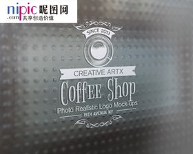 LOGO样机图片水晶字商标样板