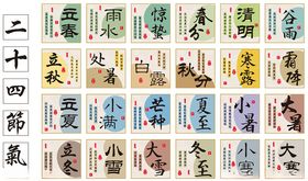 二十四节气雨水立秋春分惊蛰
