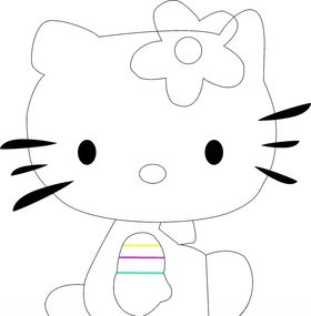手绘猫
