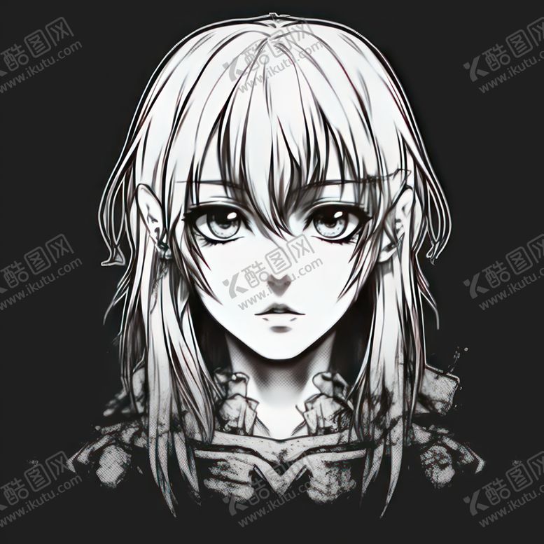 编号：33982801301110566288【酷图网】源文件下载-二次元女孩头像