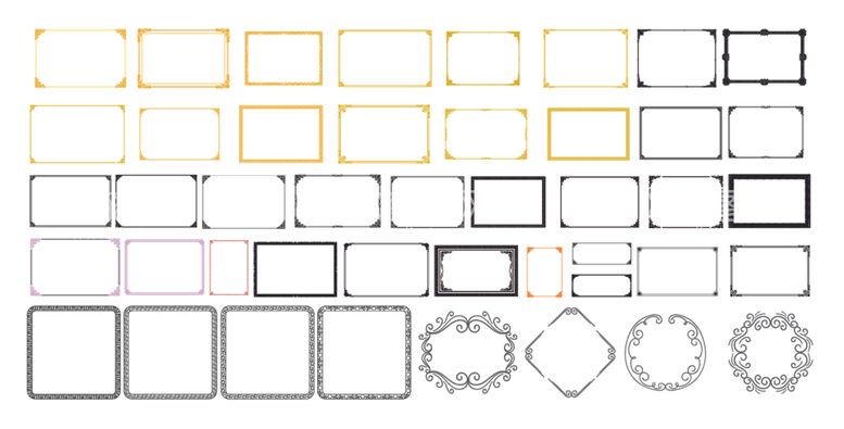 编号：74467512090846333838【酷图网】源文件下载-中式花纹边框