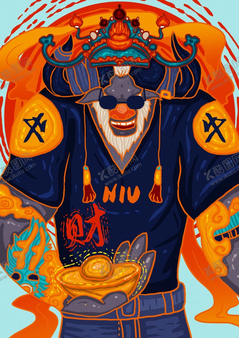 编号：99565404220228389039【酷图网】源文件下载-卡通牛