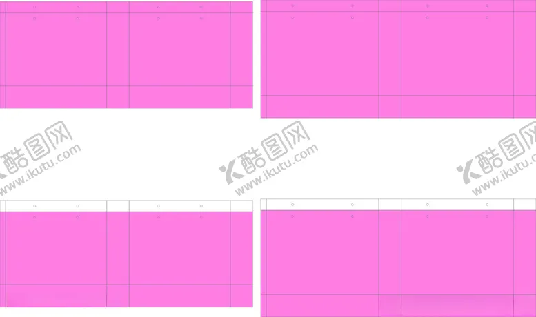 编号：93715803062118288285【酷图网】源文件下载-手提袋结构图