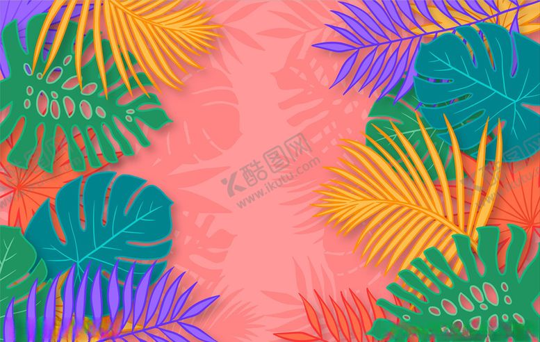 编号：79976709250411484160【酷图网】源文件下载-树叶背景