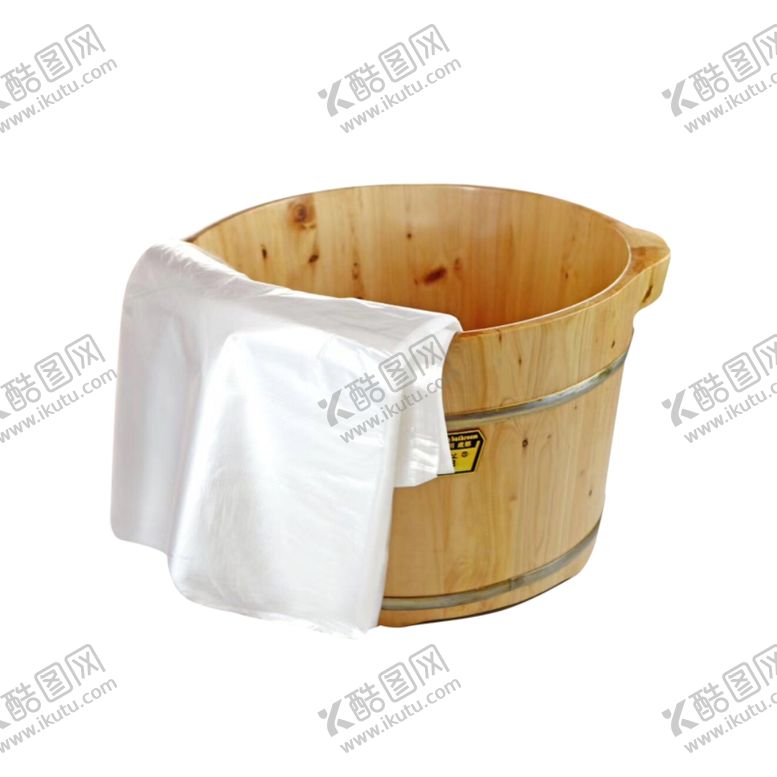 编号：84747410251822198608【酷图网】源文件下载-泡脚桶足浴木桶一次性浴袋