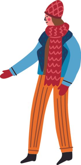 冬天服饰季卡通人物装保暖