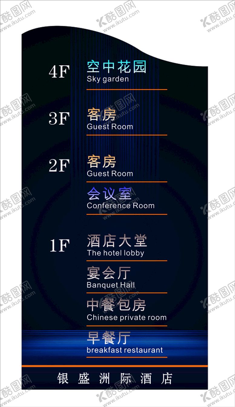 编号：25467202082217002603【酷图网】源文件下载-酒店指引牌