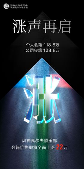 涨价海报
