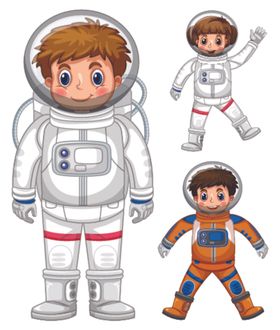 卡通宇航员