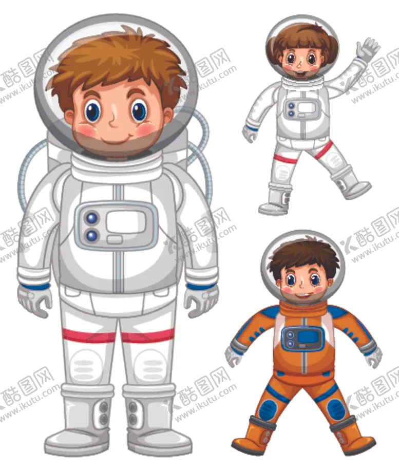 编号：83889010191611304449【酷图网】源文件下载-卡通宇航员