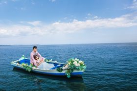 婚纱照水边抠图