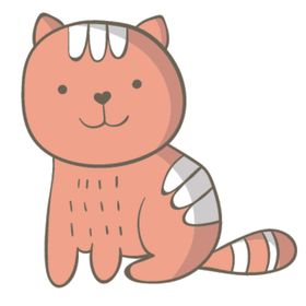 家禽主题简笔插画