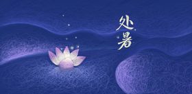 中国风24节气处暑海报