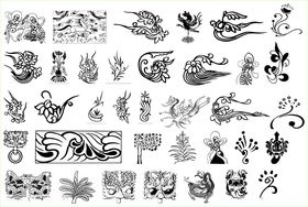 中式传统古典花纹图案集