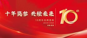 红色展板周年主画面