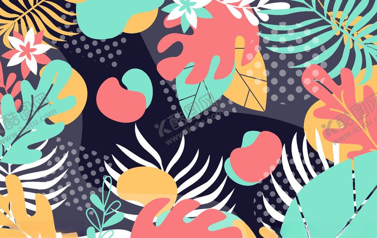 编号：72867710041404546061【酷图网】源文件下载-叶子背景