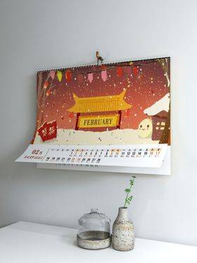 挂历样机