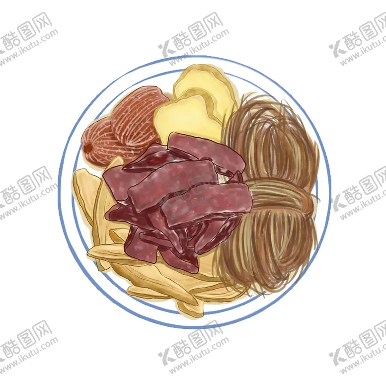 编号：50624810090854424536【酷图网】源文件下载-火锅配菜插画 