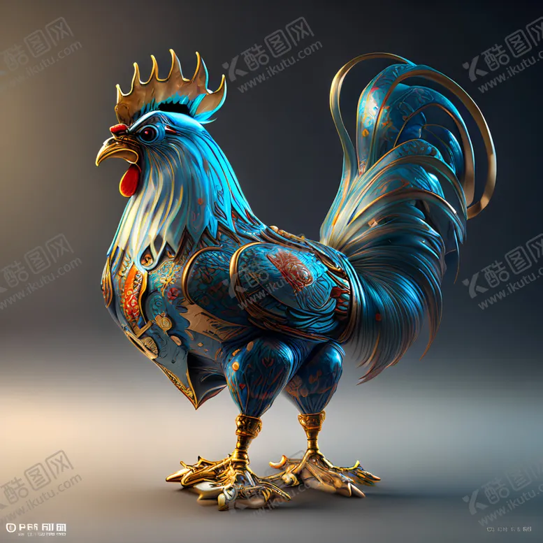 编号：67327101251425308791【酷图网】源文件下载-十二生肖鸡插画