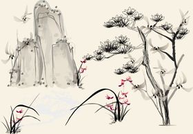水墨画