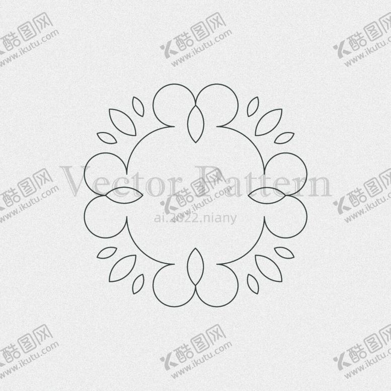 编号：77935910211141495382【酷图网】源文件下载-矢量AI装饰花纹图案