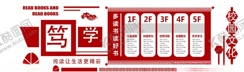 编号：45385410210023516162【酷图网】源文件下载-校园文化墙