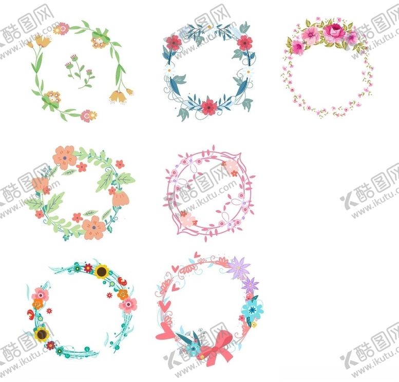 编号：85793306240120273456【酷图网】源文件下载-花环