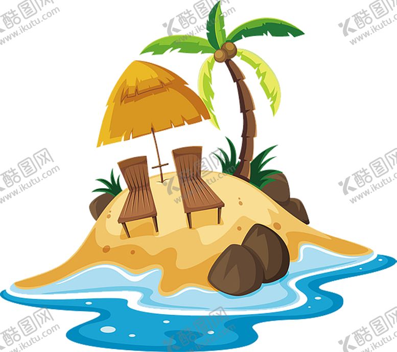 编号：87558909280719236742【酷图网】源文件下载-夏季沙滩太阳伞png