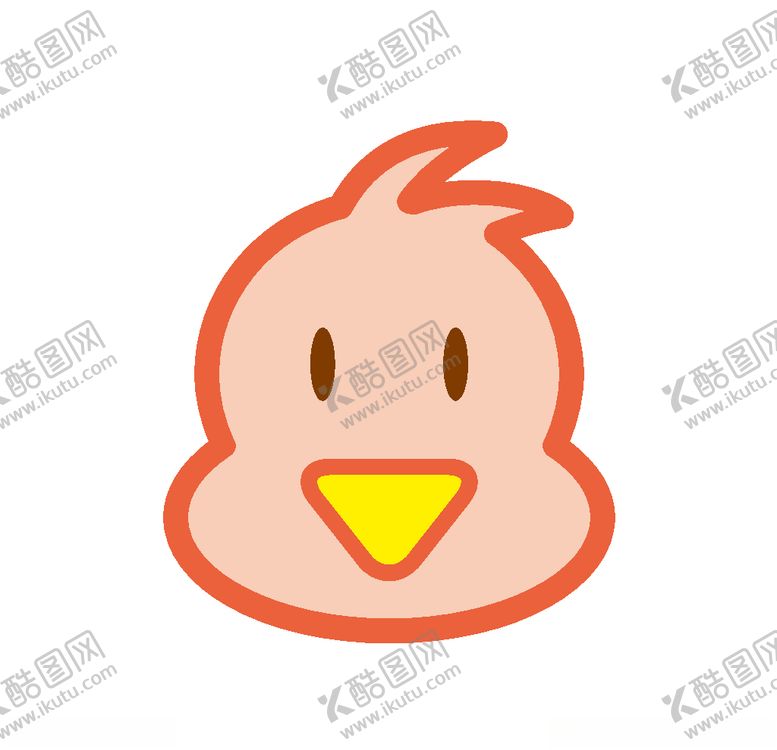 编号：62609910291421412357【酷图网】源文件下载-矢量卡通动物头像