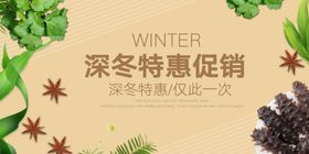深冬特惠促销活动海报