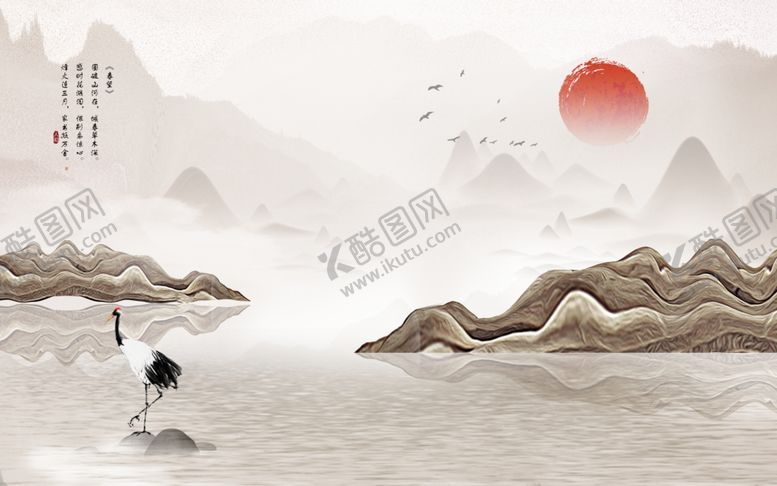 编号：22164602091614552960【酷图网】源文件下载-背景墙装饰画