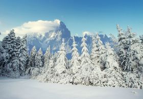 塔楼雪景