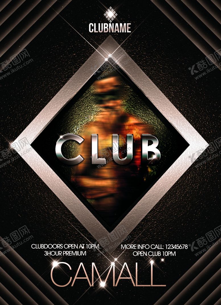 编号：36366609170728004444【酷图网】源文件下载-欧美时尚几何撞色海报