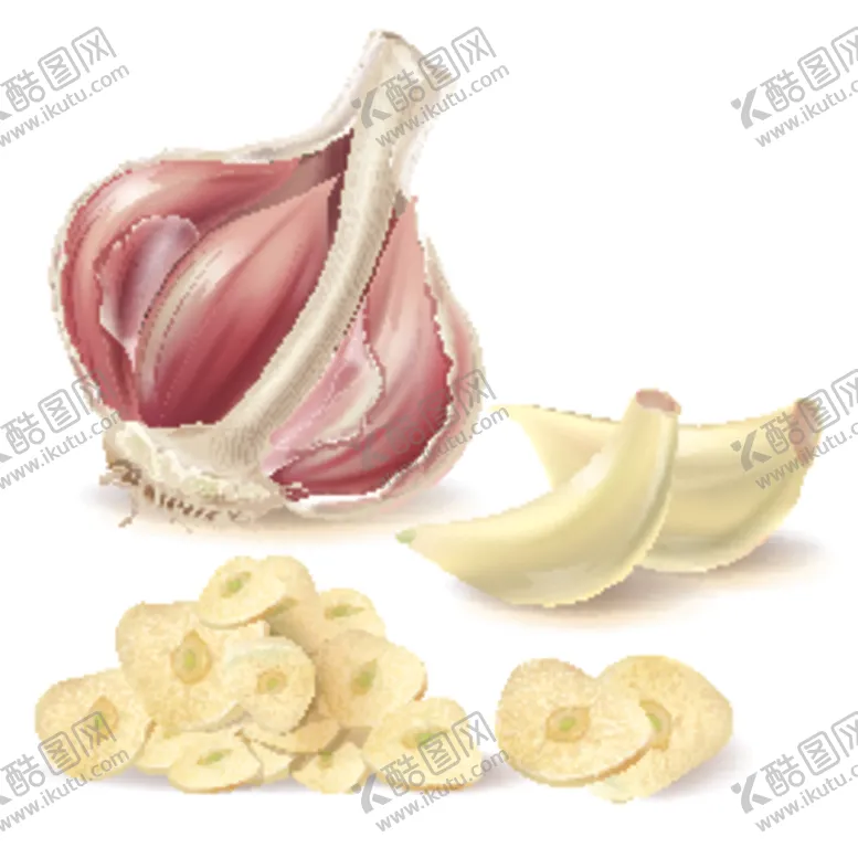 编号：48191605071141265983【酷图网】源文件下载-大蒜蒜头香料调料