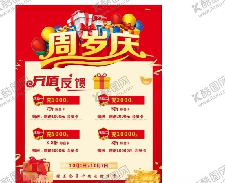 编号：68466110100908011292【酷图网】源文件下载-周年庆海报