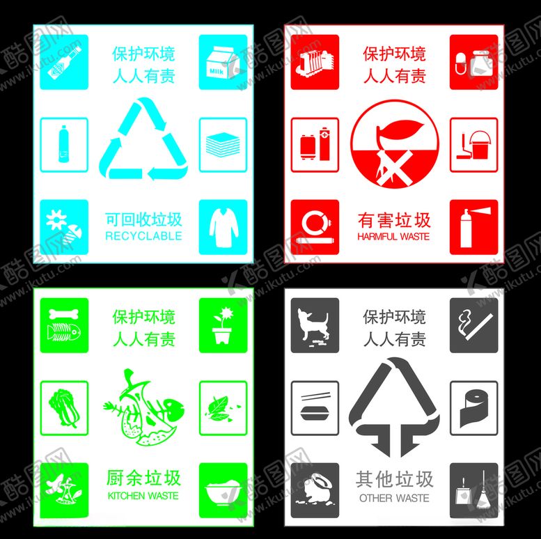 编号：98374209201132212457【酷图网】源文件下载-垃圾分类