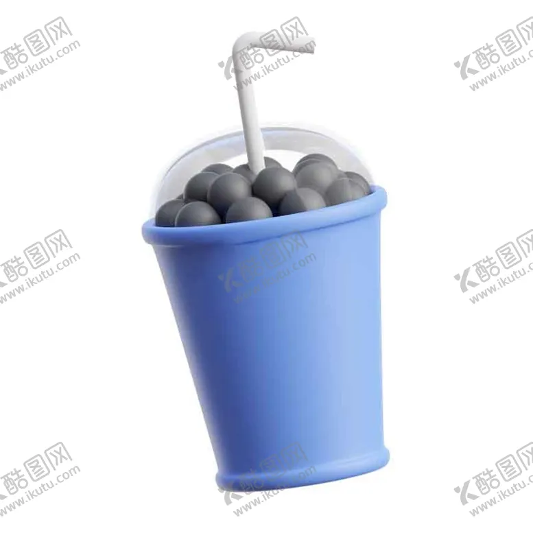 编号：49725501251734432457【酷图网】源文件下载-C4D模型珍珠奶茶