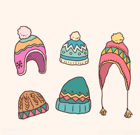 帽子饰品插画插图卡通