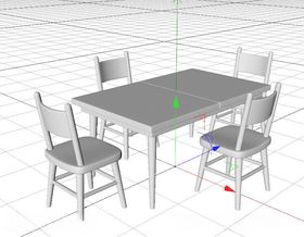 C4D现代室内装饰家具模型